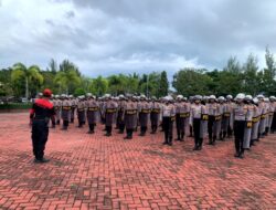 Tingkatkan Kemampuan, Personel Ditsamapta Polda Aceh Gelar Latihan