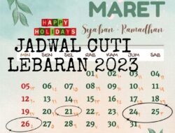 Jokowi Menambah & Majukan Cuti Bersama Lebaran 19-25 April 2023