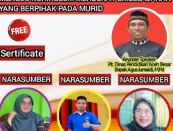 Puluhan Guru SD dan SMP Se-Aceh Besar Ikuti Pelatihan Aksi Nyata Kurikulum Merdeka