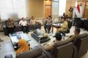 Kapolda Aceh Irjen Pol. Marzuki Ali Basyah menerima audiensi Kepala BBPOM Aceh, Riyanto, membahas sinergi pengawasan obat dan makanan di ruang kerja Kapolda Aceh, Selasa (7/10/2025).