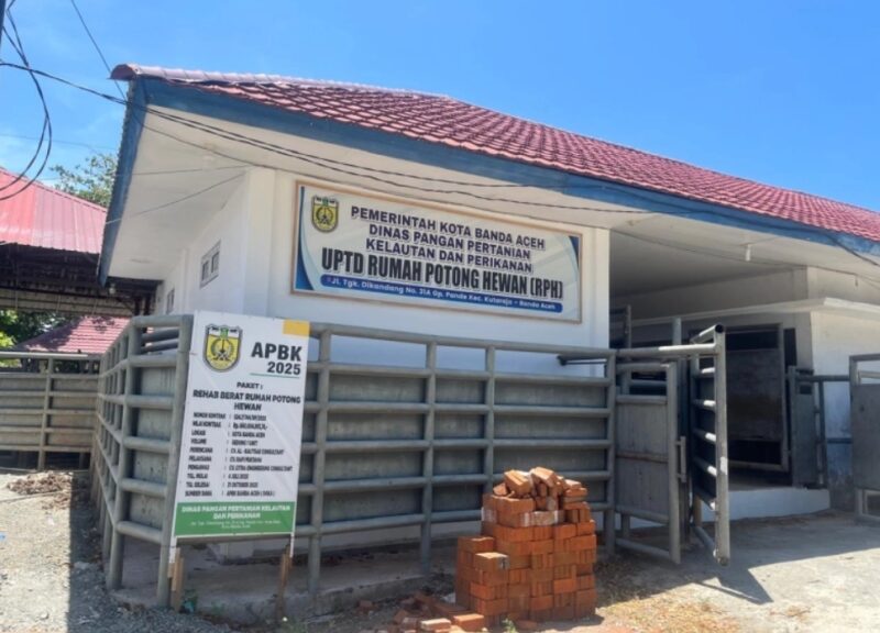 Proyek Rehabilitasi Berat (Rehab Berat) Rumah Potong Hewan (RPH) di Gampong Pande I Foto: net