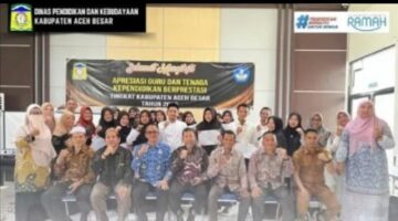Disdikbud Aceh Besar Beri Penghargaan untuk GTK Berprestasi, Dorong Semangat Inovasi Pendidikan